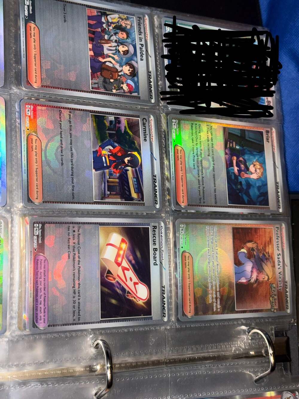 Pokémon TCG Prismatic Evolutions Trainer Card Assortment